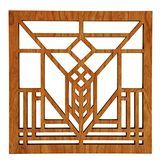 Frank Lloyd Wright Ženevsko tvrdo drvo Trivet