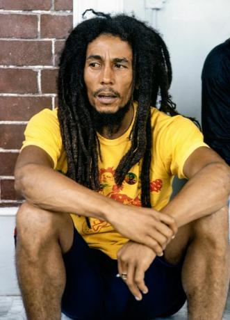 bob marley ispred svoje kuće, kingston jamajka 1979