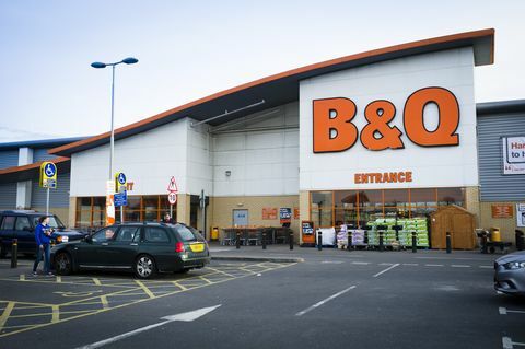 B&Q diy trgovina hardverom, maloprodajni park Trostre, Llanelli, Wales Velika Britanija