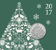 The Royal Mint otkriva srebrni novčić za božićno drvce od 5 funti 2017