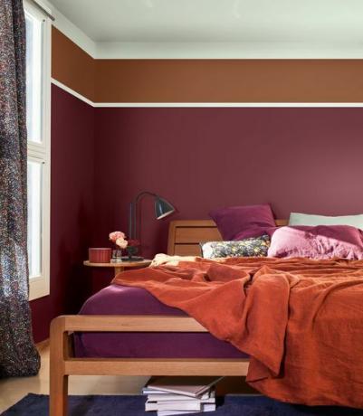 Dulux boja blok spavaća soba ideja
