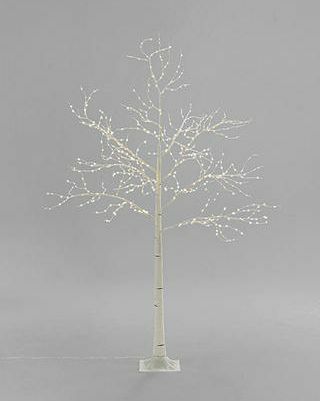 Prethodno osvijetljeno stablo brezovih grančica, čisto bijelo, 6 stopa