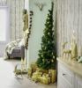 Ovo pola božićno drvce savršeno je za male prostore