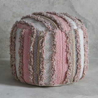 Paisley Pouffe u boji rumenila