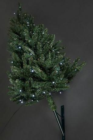 3ft Na zid montirano prethodno osvijetljeno umjetno božićno drvce