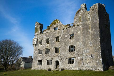 Dvorac Leamaneh u mjestu Clare - Irska. 