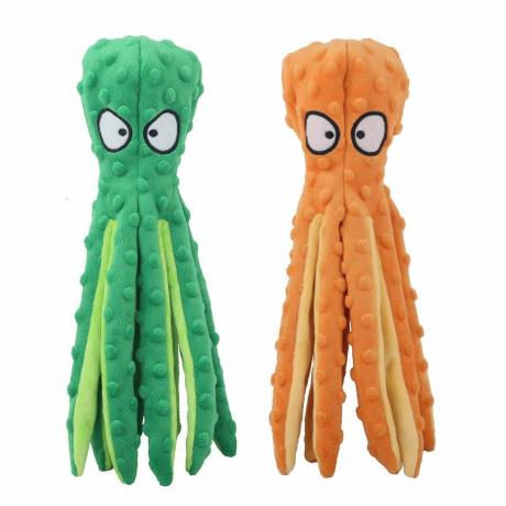Pseće igračke Squeaky Octopus, set od 2 komada