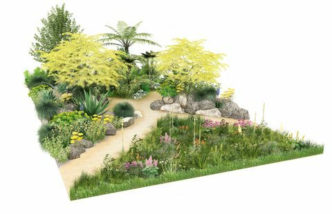 sarah eberle kultni hortikulturni heroj, rhs značajni vrt, dizajnirala sarah eberle, rhs hampton Court palace vrtni festival 2022.
