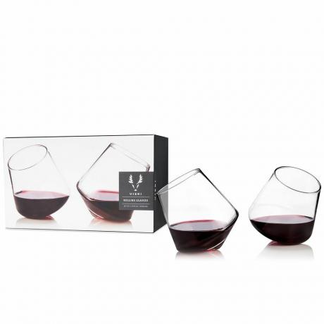 Viski® Rolling Crystal čaše za vino, set od 2