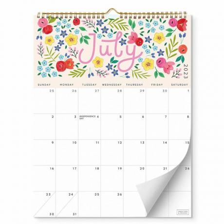 Cvjetni zidni kalendar