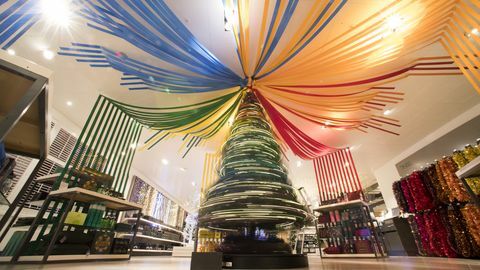 John Lewis Christmas Shop 2018 - ombre dugin stablo