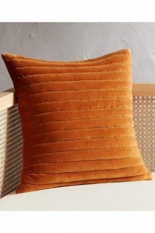 18 " kanalisani jastuk od bakrenog baršuna s alternativom prema dolje