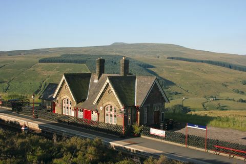 Dent Station - željeznica - kuća - Cumbria