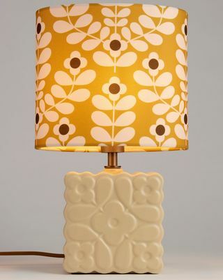 Orla Kiely stablo keramičke stolne svjetiljke, žuto