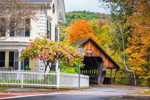 woodstock, srednji natkriveni most u Vermontu