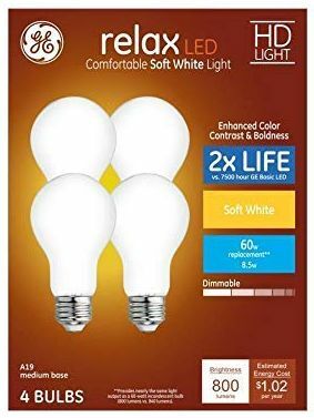 GE Relax 4-Pack ekvivalentne LED žarulje od 60 W