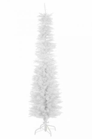 Bijelo božićno drvce bijele tanke linije od 6 stopa