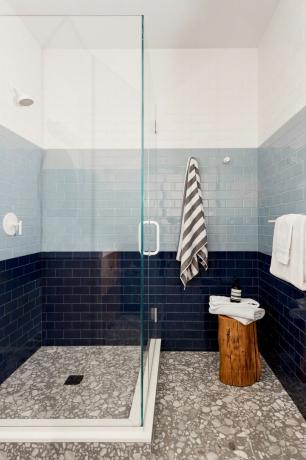 kupaonica s plavim pločicama