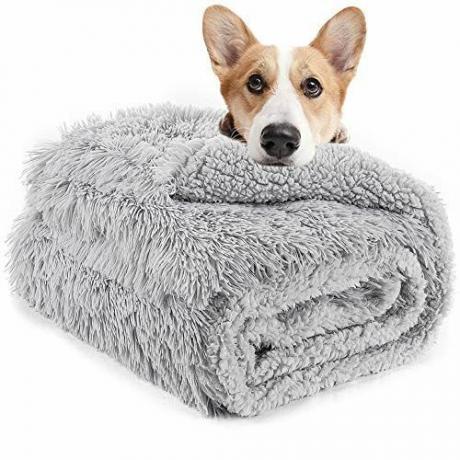 Luksuzna pahuljasta deka za pse
