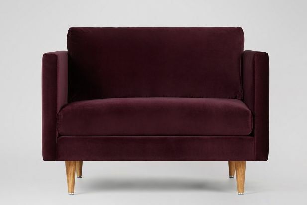 Tivoli loveseat, Bordeaux