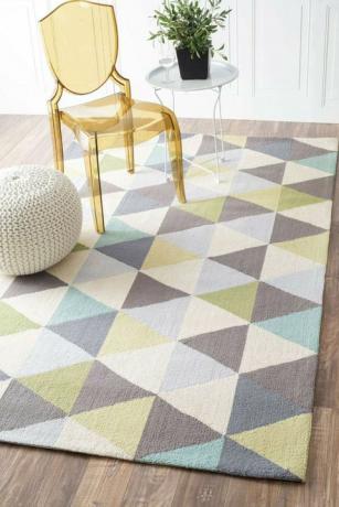 Wayfair geometrijski prostirka za pastelni tisak