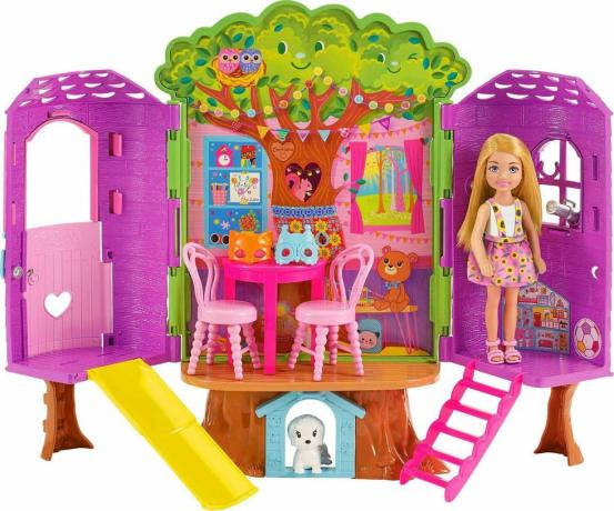 Komplet za igru ​​lutka Barbie Chelsea i kućica na drvetu