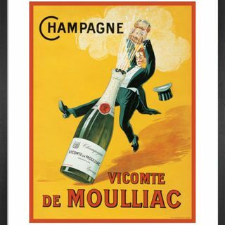 Vintage poster Vicomte de Moulliac