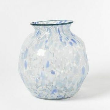Vaza od prozirnog stakla Alma Blue Spot