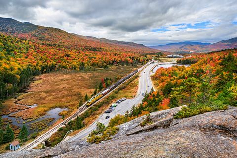 crawford notch slikovita željeznica