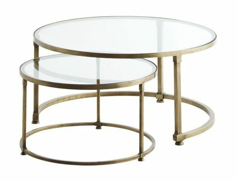 Vani interijeri - Samilia gnijezda okrugli stakleni stolovi za kavu, £ 375
