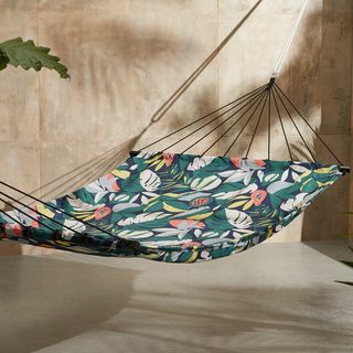 Hulia Cotton Canvas Print Hammock s džunglom, Multi