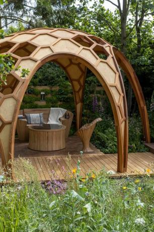 meta vrt raste budućnost dizajnirao Joe Perkins sponzorirao meta show vrt rhs izložba cvijeća u Chelseaju 2022.