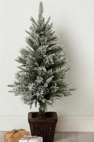 3ft Tarnaby umjetno božićno drvce u flocked loncima