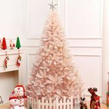 Ružičasta jelka Umjetno umjetno božićno drvce
