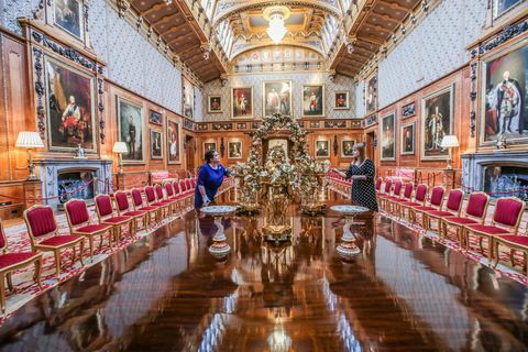 Dvorac Windsor otkrio je božićne ukrase u dvorani Waterloo