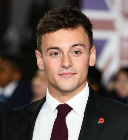 london, engleska 28. listopada tom daley na dodjeli nagrada britanske nagrade 2019 u hotelu grosvenor house 28. listopada 2019. u londonu, engleska fotografija by jeff spicergetty images