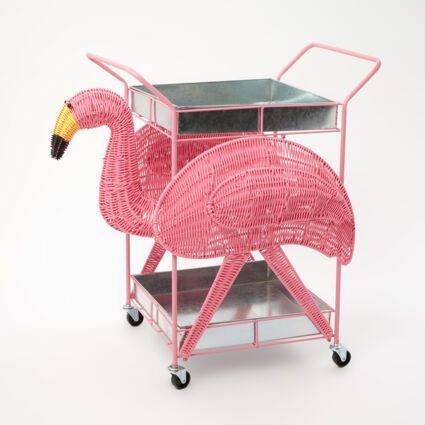 Pink Flamingo kolica 76x50cm