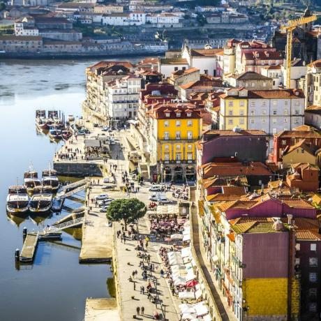 Pogled na Porto s mosta Dom Luís I