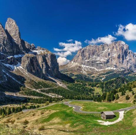 Dolomitske Alpe, Panorama, Južni Tirol, Italija, Europa