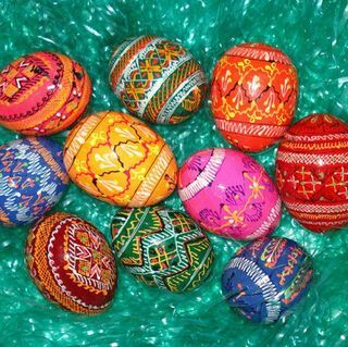 Ručno oslikana ukrajinska jaja od drveta pysanki (5)