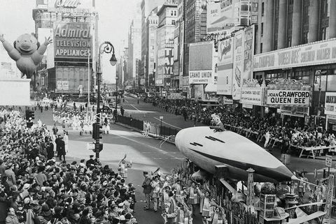 Parada na Dan zahvalnosti 1955., gužva