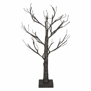 Pre-lit drvo, 60 cm, crno