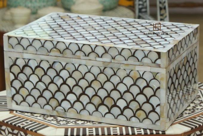 Kućni dekor Mother of Pearl Inlay Dizajn nakita Ukrasne kutije za pohranu