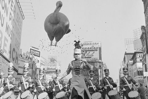bend i balon s puretinom na paradi Macy's Day zahvalnosti 1959