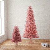 Pink Tinsel božićno drvce