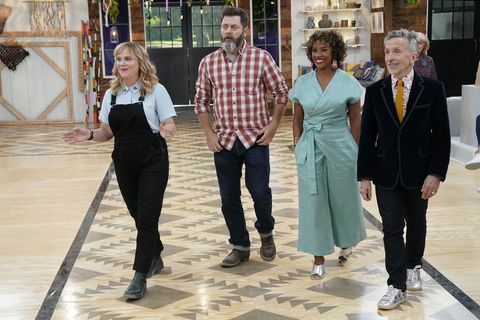 Amy Poehler na snimanju NBC-a