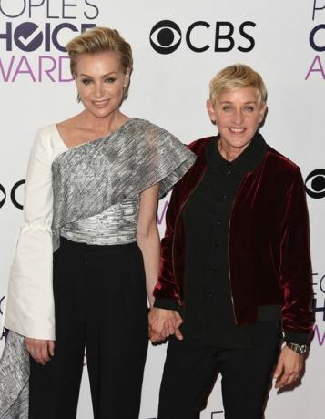 Ellen DeGeneres, Portia de Rossi pozira na dodjeli nagrada People Choice 2017