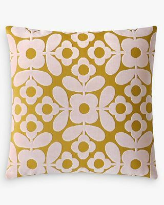 Orla Kiely cvjetni jastuk od cvijeta, citrin / ružičasta