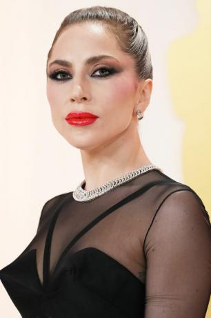 Oscars 2023 Lady Gaga prozirna haljina s korzetom