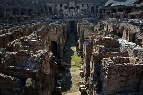 rimski colosseum čisti hipogeum